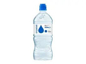 Água Mineral Natural Crystal Sem Gás 1 Litro