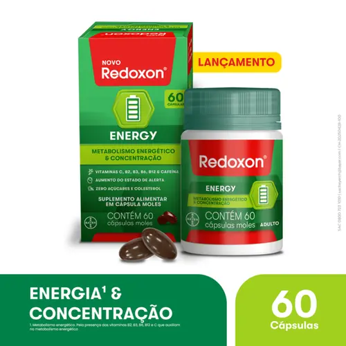 Multivitamínico Redoxon Energy 60 Cápsulas