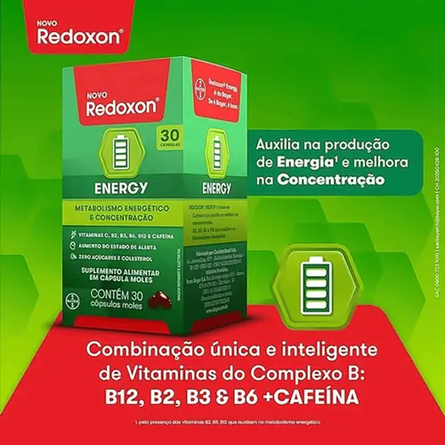 Multivitamínico Redoxon Energy 30 Cápsulas