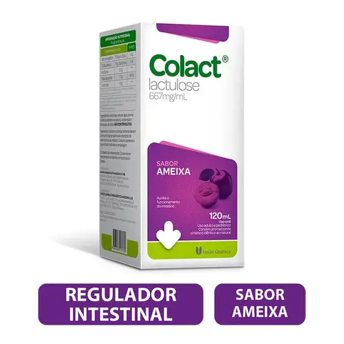Colact 667mg - Xarope Sabor Ameixa 120ml - União Química