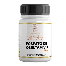 Fosfato de Oseltamivir 75mg 10 Cápsulas - Manipulação Sinete