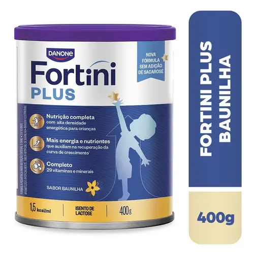 Suplemento Alimentar Infantil - Fortini Plus Baunilha 400g