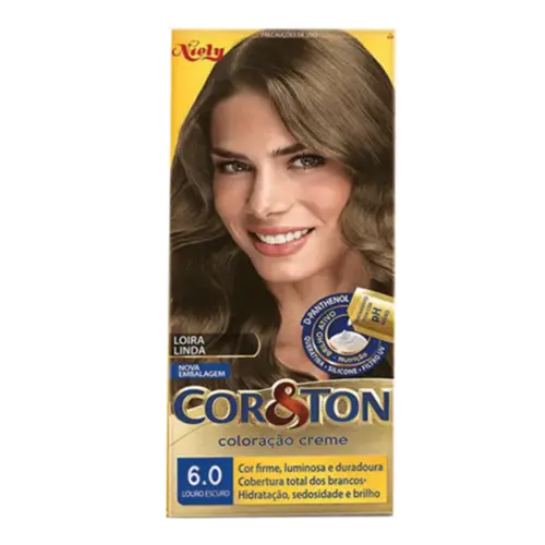 Tintura de Cabelo Cor&Ton 6.0 Louro Escuro 1 Unidade