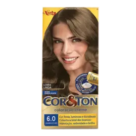 Tintura de Cabelo Cor&Ton 6.0 Louro Escuro 1 Unidade