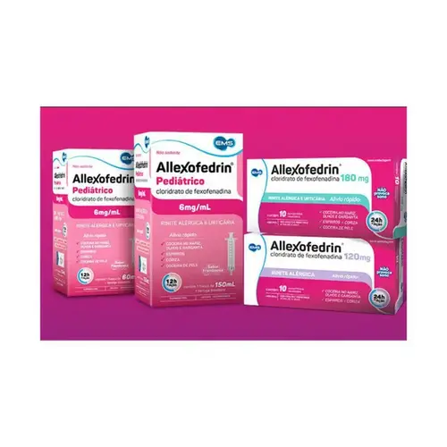 Allexofedrin 180mg 10 Comprimidos