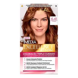 Tintura de Cabelo Imédia Excellence Creme 6.41 Marrom L'Oréal Paris 1 Unidade