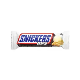 Chocolate Snickers White Amendoim e Chocolate Branco 42g