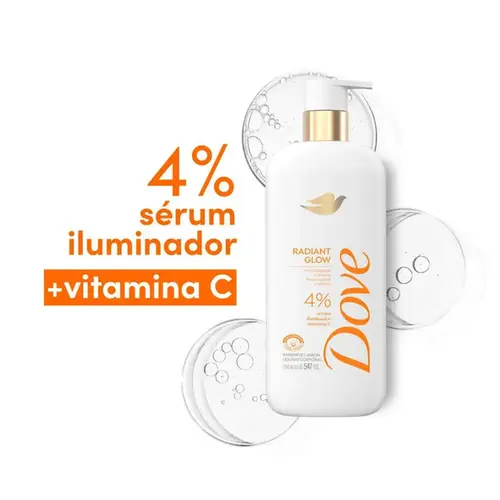 Sabonete Líquido Corporal Dove Radiant Glow com Pump 547ml