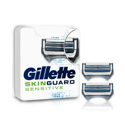 Carga Refil para Aparelho de Barbear Gillette Skinguard Sensitive - 2 Unidades