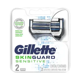 Carga Refil para Aparelho de Barbear Gillette Skinguard Sensitive - 2 Unidades