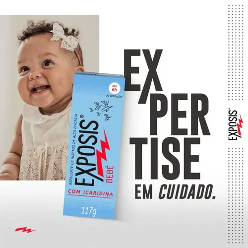 Repelente em Gel Exposis Bebê com Icaridina 117ml