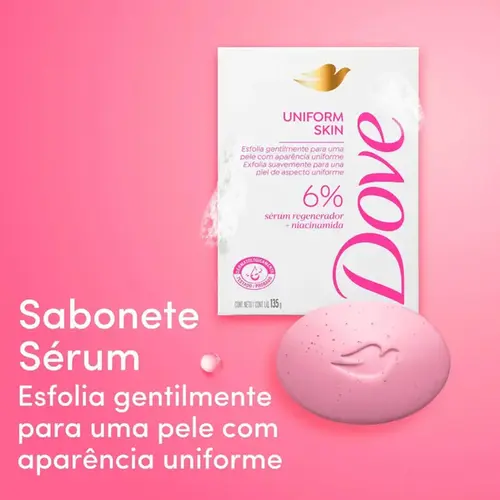 Sabonete em Barra Dove Uniform Skin Hidratante 135g