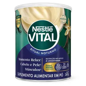 Suplemento Alimentar em Pó Vital Ritual Noturno Baunilha Nestlé 360g