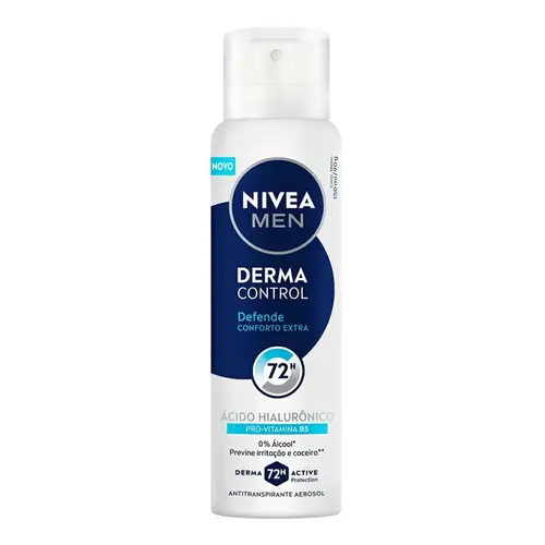 Desodorante Masculino Nivea Men Derma Control Defende 72h Antitranspirante Aerossol 150ml