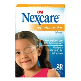 Protetor Ocular Infantil Nexcare 20 Unidades
