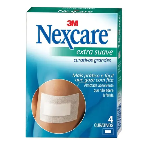 Curativo Nexcare 3M Extra Suave 4 Unidades