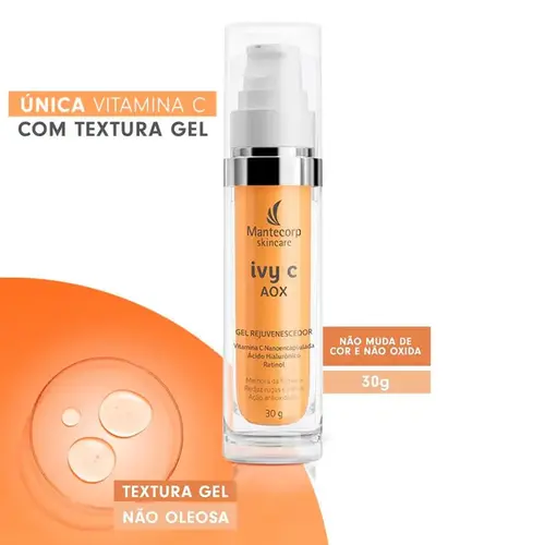 Gel Rejuvenescedor Facial Ivy C Aox 30g