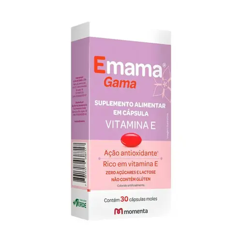 Suplemento Alimentar Emama Gama 30 Cápsulas Moles