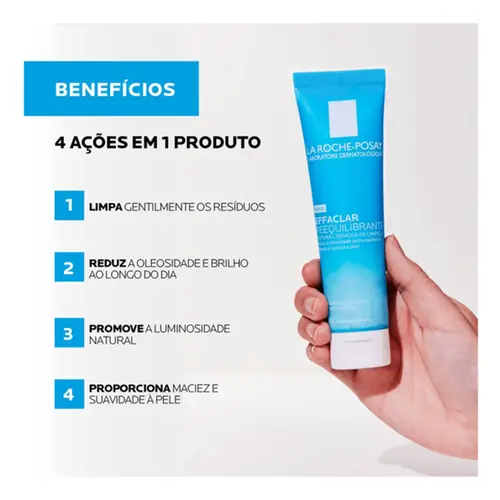 Espuma de Limpeza Facial La Roche-Posay Effaclar Reequilibrante 100g