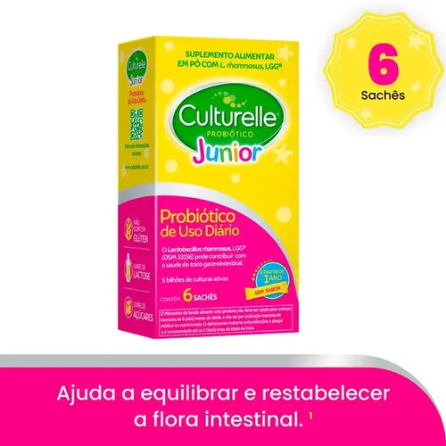 Culturelle Probiótico Júnior 6 Sachês