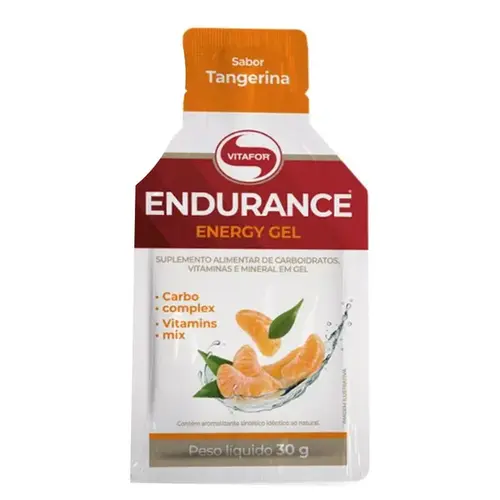 Gel Energético Vitafor Endurance Energy Gel Sabor Tangerina 30g