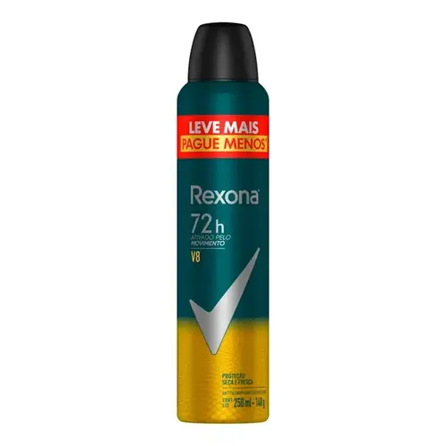 Desodorante Rexona Men V8 Aerosol Masculino 250ml