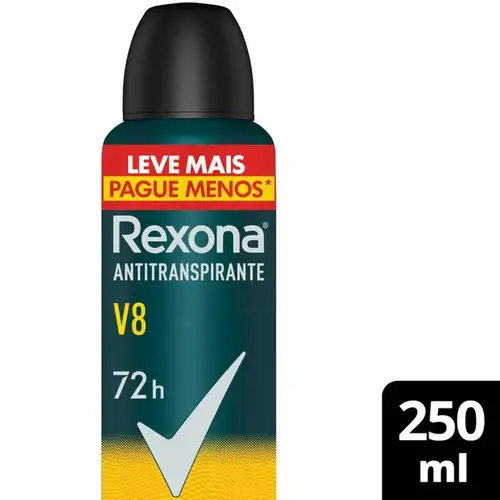 Desodorante Rexona Men V8 Aerosol Masculino 250ml