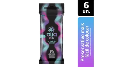 Preservativo Olla Play Facil de Colocar 6 Unidades