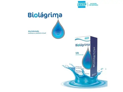 Biolágrima 0,15% Solução Oftálmica Estéril 10ml