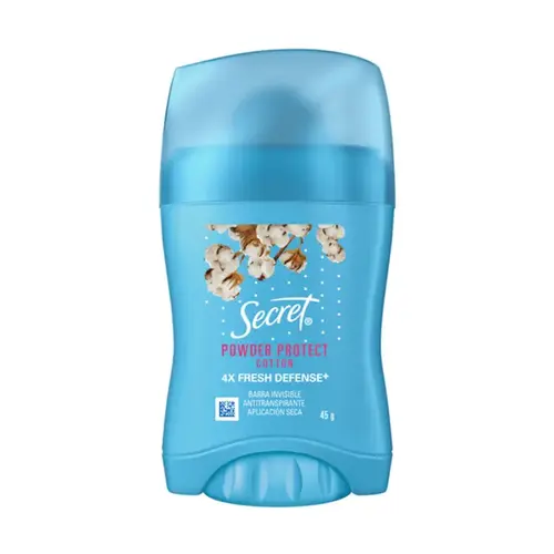 Desodorante Secret Powder Protect Cotton Barra Feminino 45g