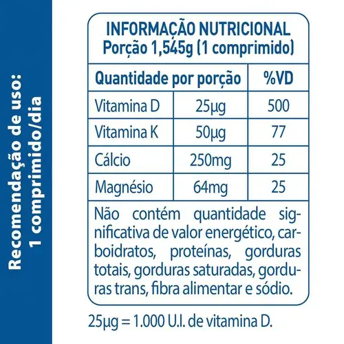 Addera Cal 1.000UI - 30 Comprimidos