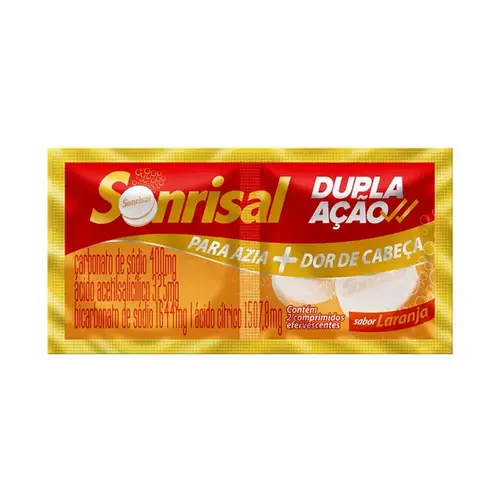 Sonrisal Sabor Laranja 2 Comprimidos Efervescentes