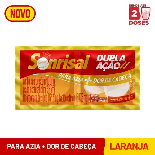 Sonrisal Sabor Laranja 2 Comprimidos Efervescentes