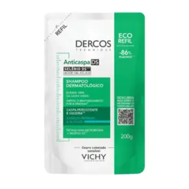Shampoo Vichy Dercos Anticaspa DS Cabelos Normais a Oleosos Refil 200g