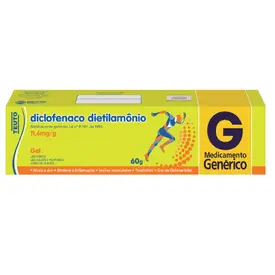 Diclofenaco Dietilamônio 11,6mg/g Gel Creme 60g Teuto Genérico