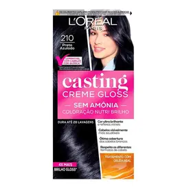 Tintura de Cabelo Casting Creme Gloss 210 Preto Azulado L'Oréal Paris 1 Unidade