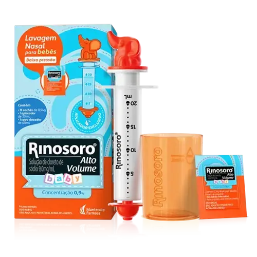 Rinosoro Alto Volume Baby 15 Saches + Seringa 20ml