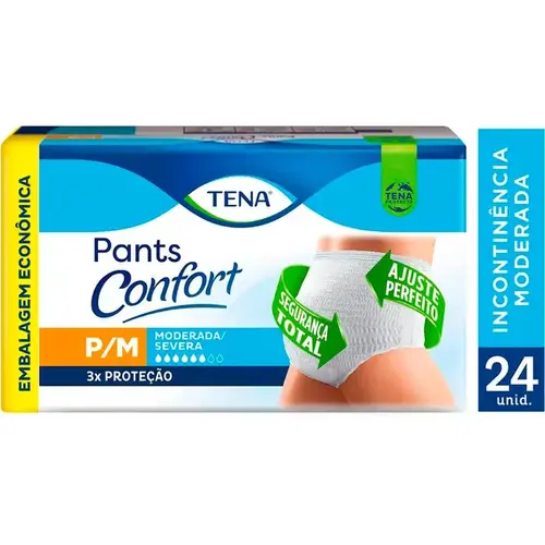 Roupa Íntima Descartável Tena Pants Confort para M Unissex 24 Unidades