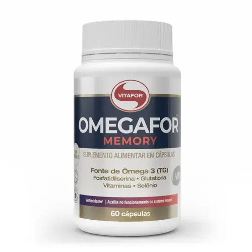 Omegafor Memory Vitafor 1000mg 60 Cápsulas