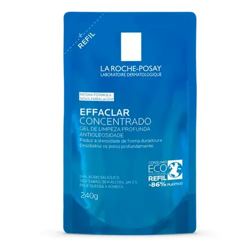 Gel De Limpeza Profunda La Roche-Posay Effaclar Concentrado Refil 240g