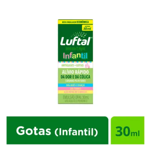 Luftal Infantil 75mg/ml - Gotas 30ml