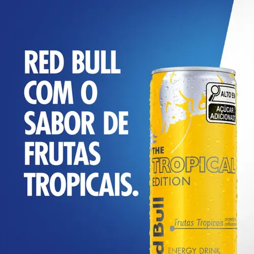 Energético Red Bull Tropical Edition Frutas Tropicais 250ml