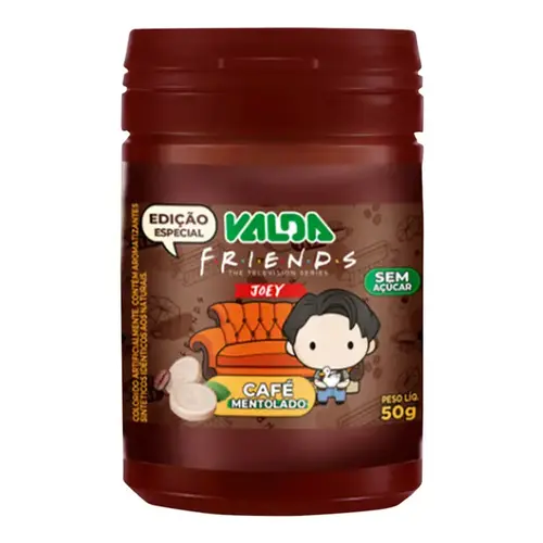Pastilha Valda Friends Café Mentolado Zero Açúcar 50g