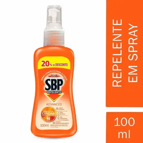 Repelente SBP Advanced Spray Family Com Icaridina 100ml