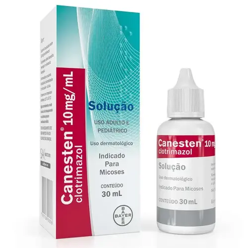 Antimicótico Canesten 10mg Solução Dermatológica 30ml