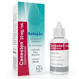 Antimicótico Canesten 10mg Solução Dermatológica 30ml