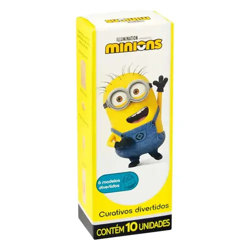 Curativo Infantil Cremer Minions Flexível 10 Unidades
