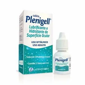 Plenigell 5mg 5ml - Lubrificante Oftálmico - Cristália