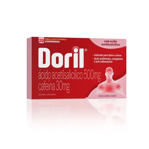 Doril 500mg - 20 Comprimidos
