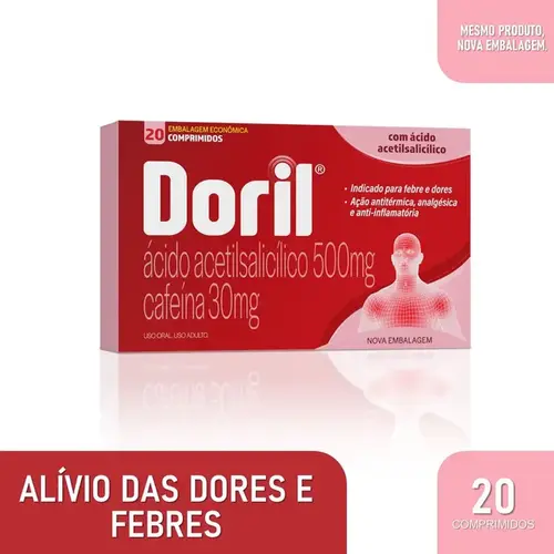 Doril 500mg - 20 Comprimidos